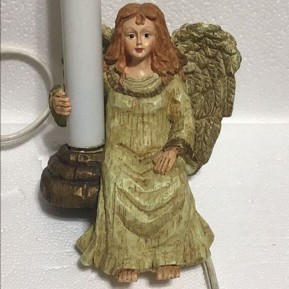 Set of three vintage, holiday, welcome, lambs snowman, angel and Santa Claus - Picture 6 of 16